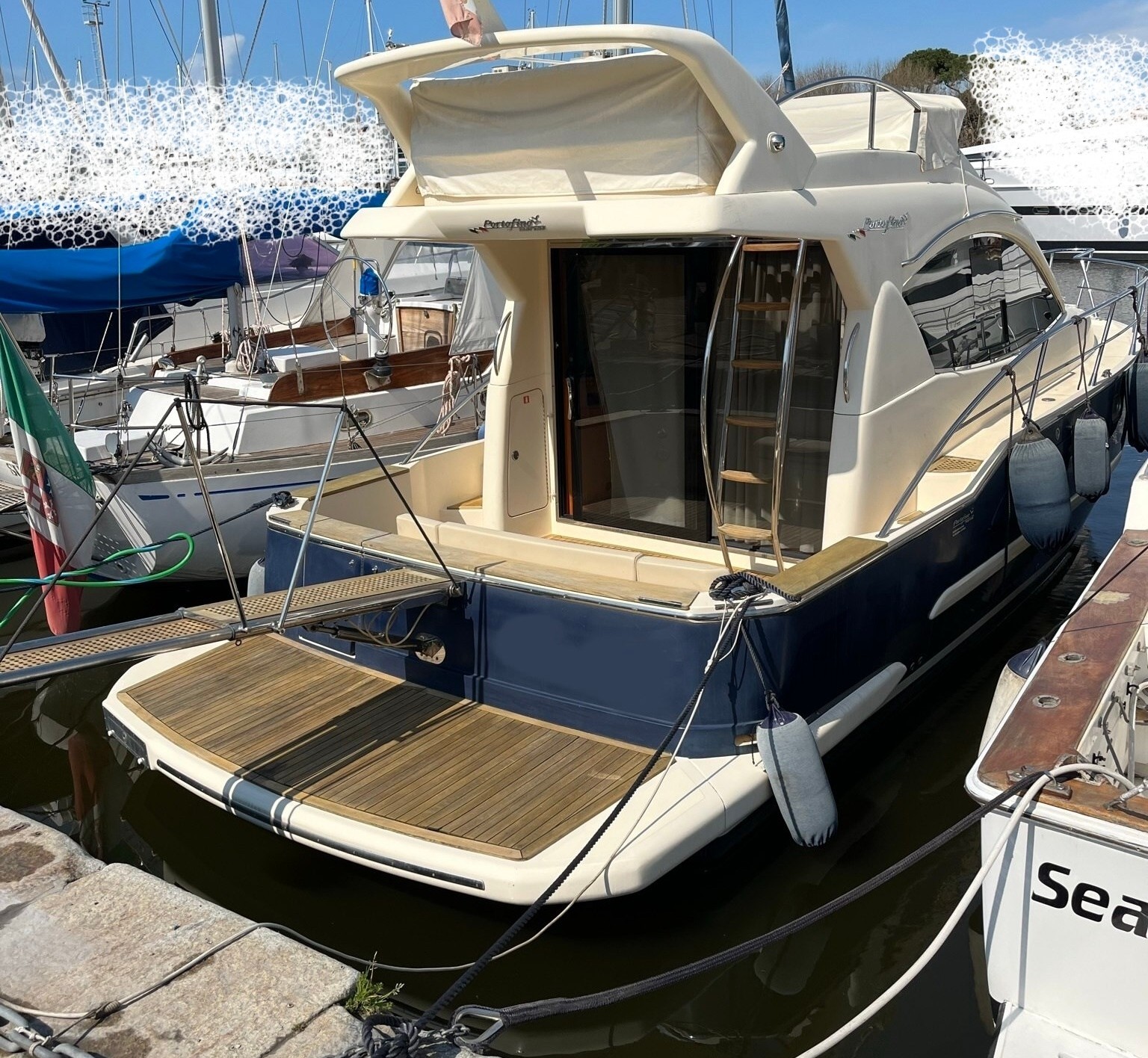 <<< VENDUTO >>> Portofino 11 Fly + 2x315 hp Yanmar (tutto 2010)<br><a href=dettaglio.aspx?Id=260 >VAI ALLA SCHEDA</a>